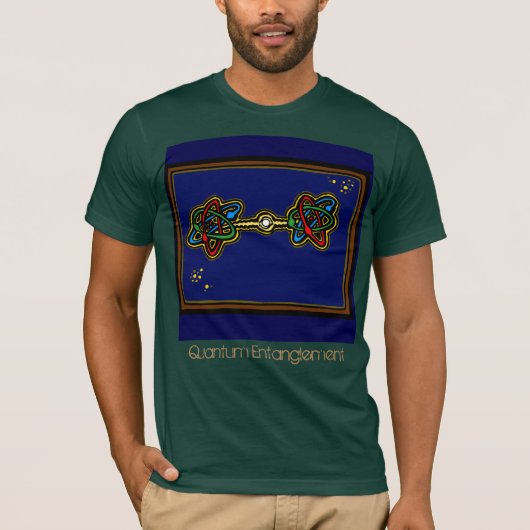 Quantum Entanglement t-shirt by ScienceFrontiers (Voorkant)
