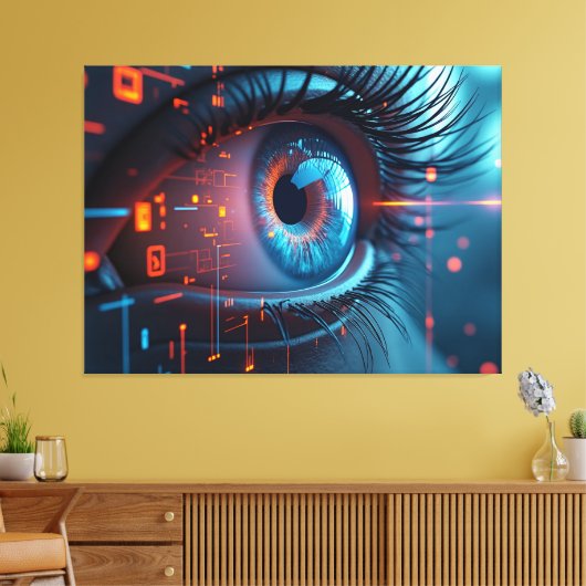 Quantum Eye canvas print (Insitu (Woonkamer))