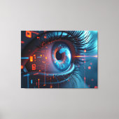 Quantum Eye canvasprint Canvas Afdruk (Voorkant)