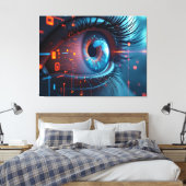Quantum Eye canvasprint Canvas Afdruk (Insitu (Slaapkamer))