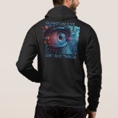 Quantum Eye dingen mannen Bella zwarte hoodie (Achterkant)