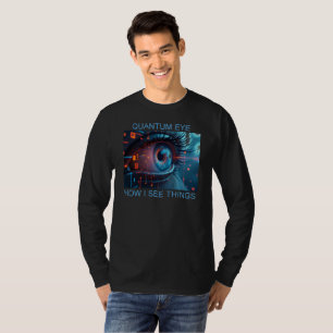Quantum Eye Dingen mannen zwart shirt met lange mo