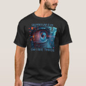 Quantum Eye dingen mannen zwart T-shirt (Voorkant)
