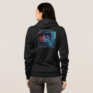 Quantum Eye dingen vrouwen Bella zwarte hoodie