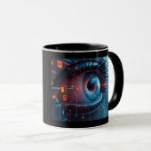 Quantum Eye linker hand combo mok (Voorkant rechts)
