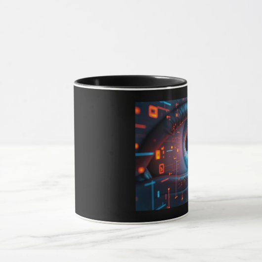 Quantum Eye linker hand combo mok (Midden)