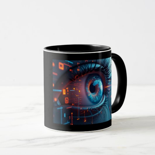 Quantum Eye linker hand combo mok (Voorkant rechts)