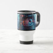 Quantum Eye reis pendelaar mok tweezijdig (Voorkant rechts)