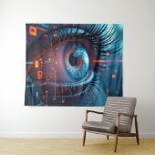 Quantum Eye tapestry Wandkleed (In Situ (horizontaal))