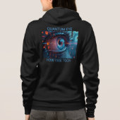 Quantum Eye tech vrouwen Bella zwarte hoodie (Achterkant)
