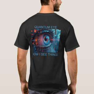 Quantum Eye Things man zwart T-shirt achterkant