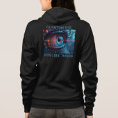 Quantum Eye things women Bella black hoodie (Achterkant)