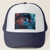 Quantum Eye trucker hoed Pet (Voorkant)