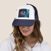 Quantum Eye trucker hoed Pet (In situ)