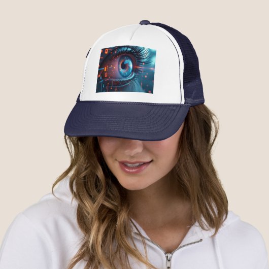 Quantum Eye trucker hoed Pet (In situ)