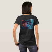 Quantum Eye vrouwen zwart T-shirt terug (Achterkant volledig)