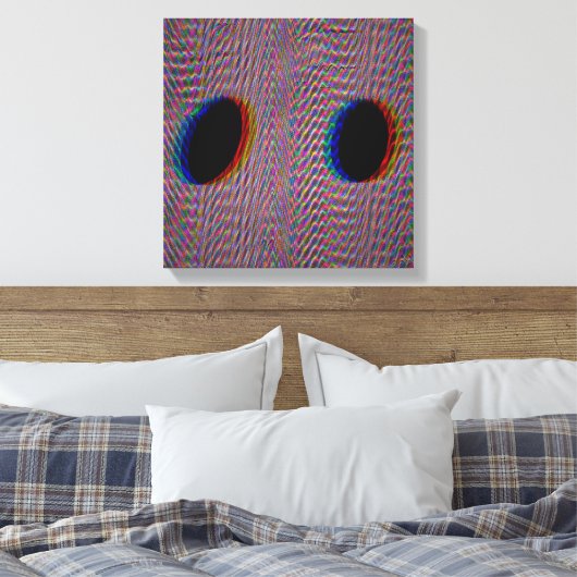 Quantum Flow Field  Canvas Afdruk (Insitu (Slaapkamer))