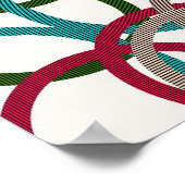 Quantum Geometrisch Patroonontwerp  Poster (Hoek)