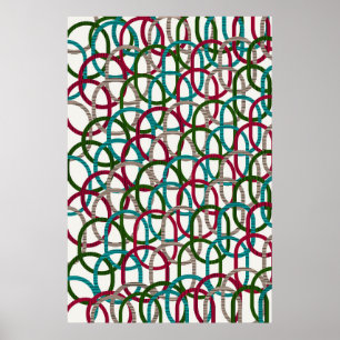 Quantum Geometrisch Patroonontwerp Poster