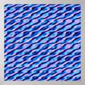 Quantum Glitch Patroon Poster (Voorkant)