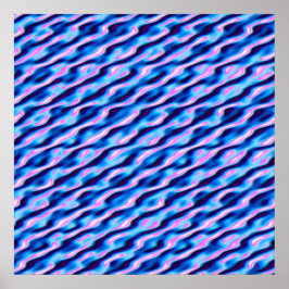 Quantum Glitch Patroon  Poster