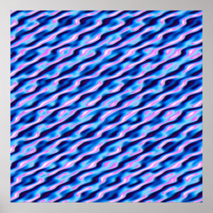 Quantum Glitch Patroon  Poster