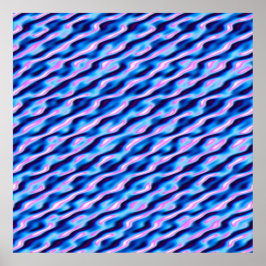 Quantum Glitch Patroon  Poster