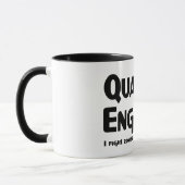 Quantum Ingenieur Zombie Bestrijder Mok (Links)