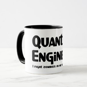 Quantum Ingenieur Zombie Bestrijder Mok