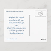 Quantum komt opbellen briefkaart (Achterkant)