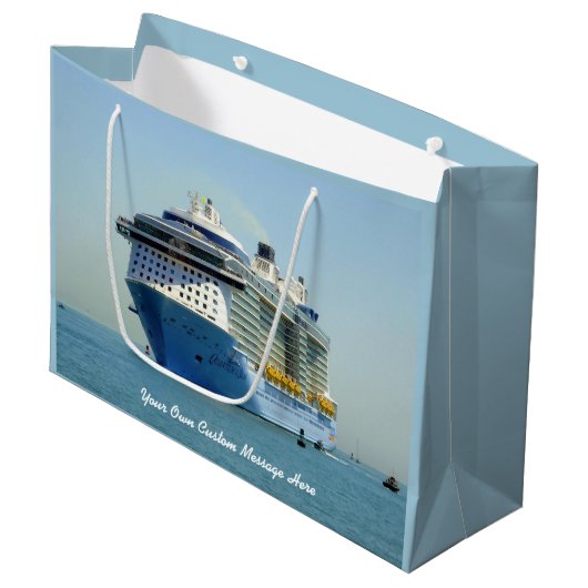 Quantum komt tot het roepen Gepersonaliseerd Groot Cadeauzakje (Voorkant Gekanteld)