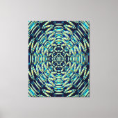 Quantum Mandala Kunst Canvas Afdruk (Voorkant)