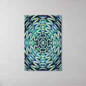 Quantum Mandala Kunst Canvas Afdruk (Voorkant)
