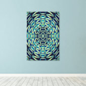Quantum Mandala Kunst Canvas Afdruk (Insitu (Houten vloer))