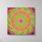 Quantum Mechanica Mandala Patroon Canvas Afdruk (Voorkant)
