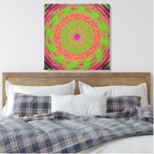 Quantum Mechanica Mandala Patroon Canvas Afdruk (Insitu (Slaapkamer))