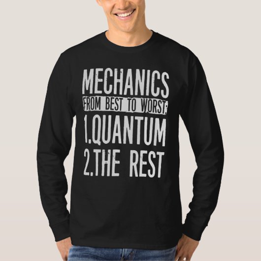 Quantum Mechanics Apparel - Mechanisch design T-shirt (Voorkant)