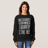 Quantum Mechanics Apparel - Mechanisch design Trui (Voorkant volledig)