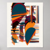 Quantum Mechanics Bauhaus Pattern  Poster (Voorkant)