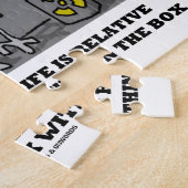 Quantum Mechanics bewijs dat het leven relatief is Legpuzzel (Zijkant)