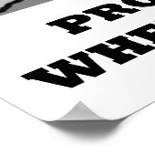 Quantum Mechanics bewijs dat het leven relatief is Poster (Hoek)