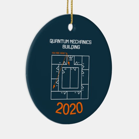 Quantum Mechanics Building Keramisch Ornament (Rechts)