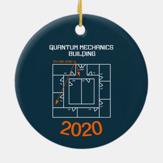 Quantum Mechanics Building Keramisch Ornament (Achterkant)