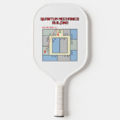 Quantum Mechanics Building Pickleball Paddle (Achterkant)