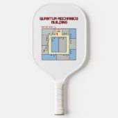 Quantum Mechanics Building Pickleball Paddle (Voorkant)