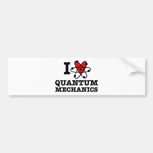 Quantum Mechanics Bumpersticker (Voorkant)