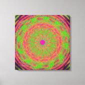 Quantum Mechanics Mandala Pattern  Canvas Afdruk (Voorkant)