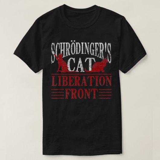Quantum Mechanics Physics Atom Science Schrdingers T-shirt (Design voorkant)
