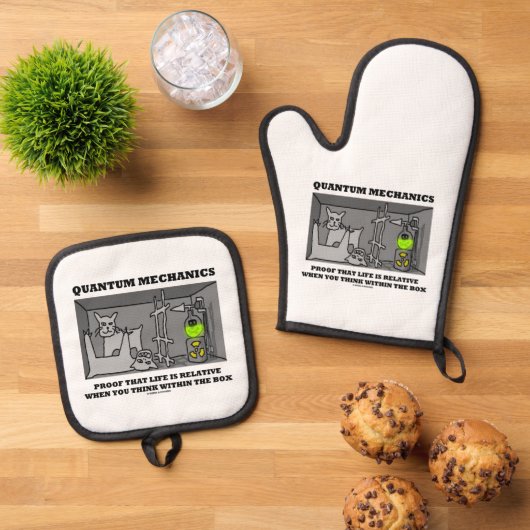 Quantum Mechanics Proof That Life Is Relative Ovenwant & Pannenlap Set (Top down)