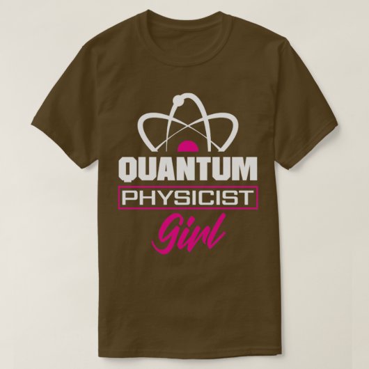 Quantum Mechanics Quantum Physicist Girl Engineeri T-shirt (Design voorkant)
